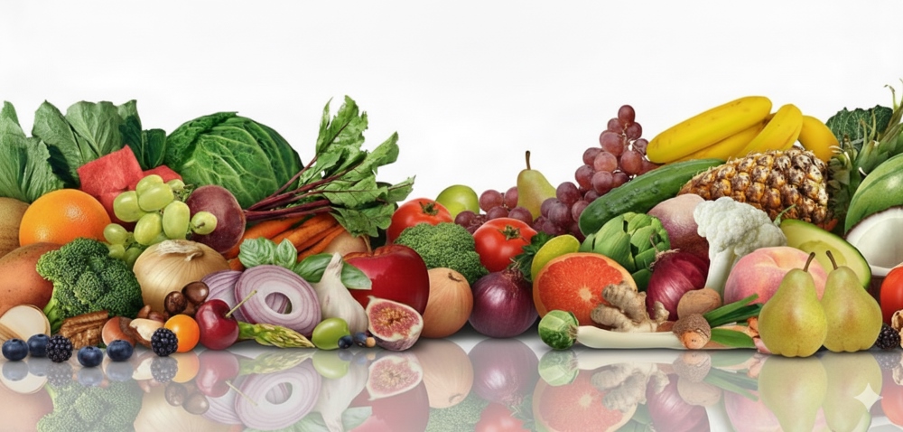 綜合維生素蔬果示意圖